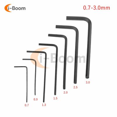 7PCS/Set 0.7~3mm Mini Hexagon Key Allen Key Set Alloy Steel