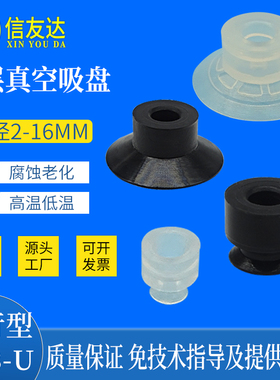 平型带沟吸盘ZP3-015U/02U/035U /04UM/06UM/08UM/10UM/13UM/16UM