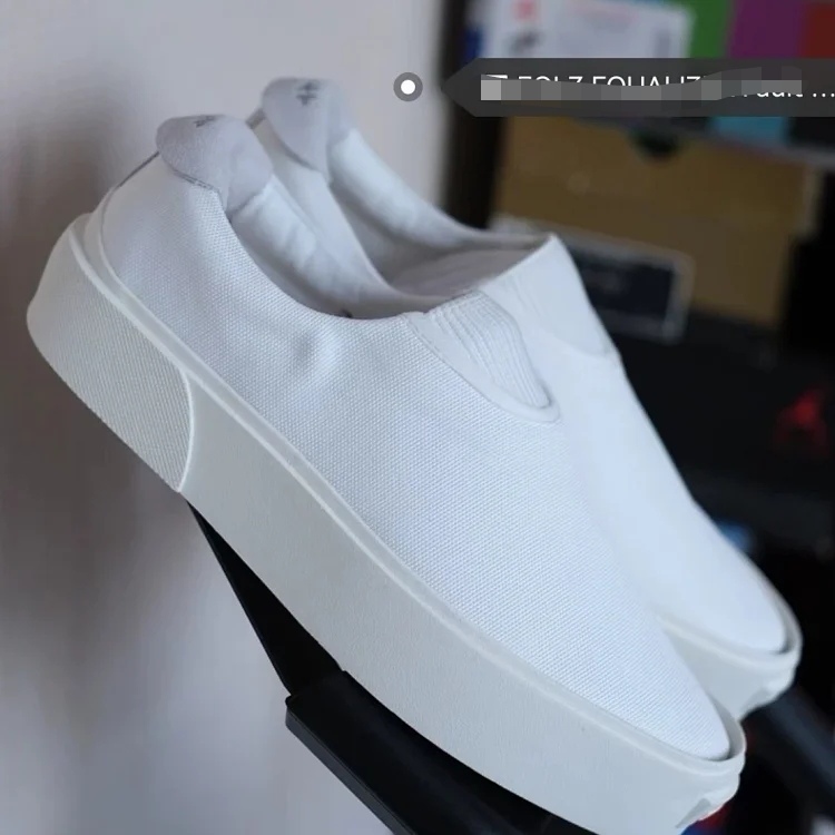 男女款休闲百搭 防滑耐磨 套脚款帆布鞋 36.5-40码大码女鞋