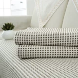 Антистатический электрический нескользящий диван на четыре сезона, современная индивидуальная подушка, из хлопка и льна