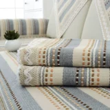 Антистатический электрический нескользящий диван на четыре сезона, современная индивидуальная подушка, из хлопка и льна