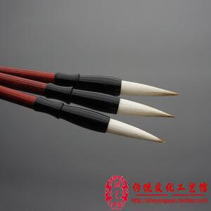 三支出售 正宗湖笔 狼尾羊兼 学生小楷中楷大楷毛笔 兼毫羊毫狼毫