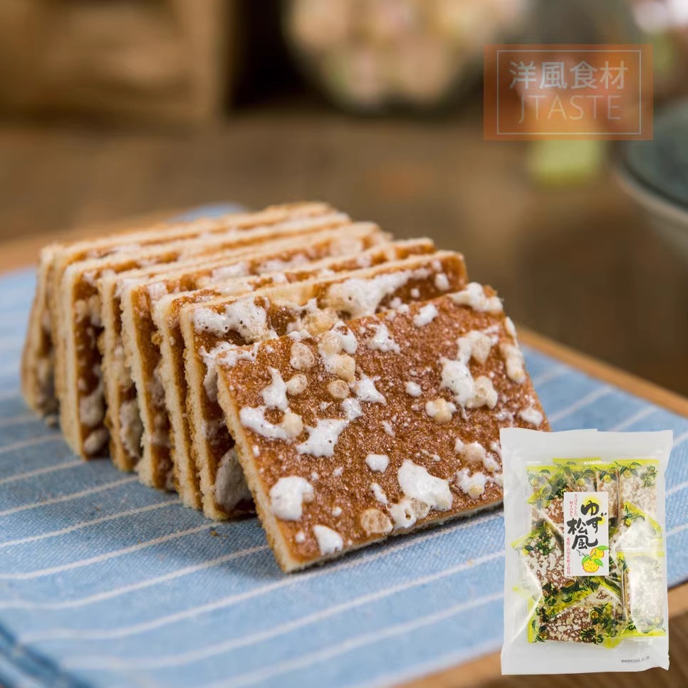 日本进口零食品 池重 柚子味松饼 62g 特色休闲小吃儿