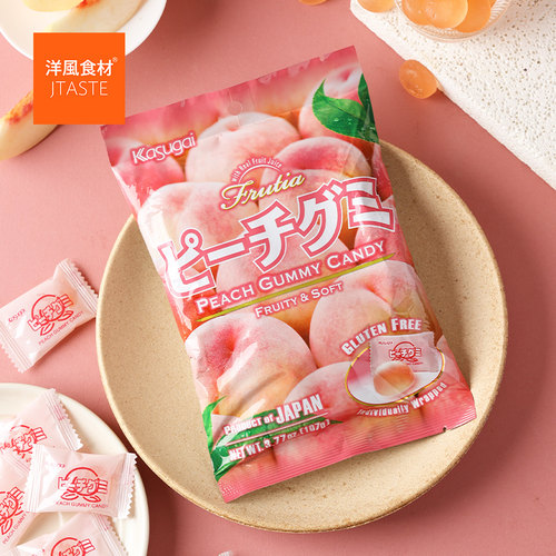 日本进口春日井桃子味软糖