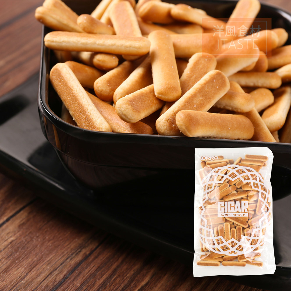 日本进口零食品 北陆 手指饼干（小袋）120g 好吃的