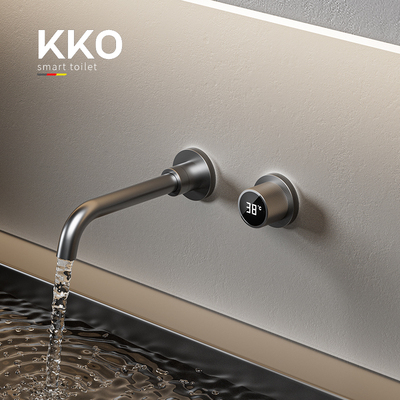 KKO数显暗装龙头K-6010入墙式洗手盆水龙头冷热水