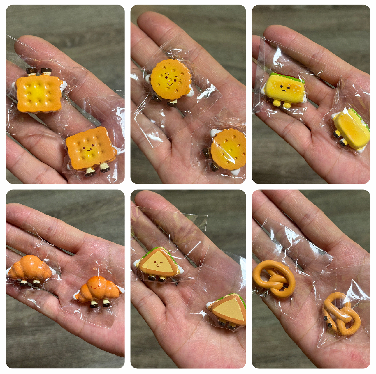 树脂面包系列JC可爱百搭【微瑕/介意者慎拍】DIY 包挂配饰