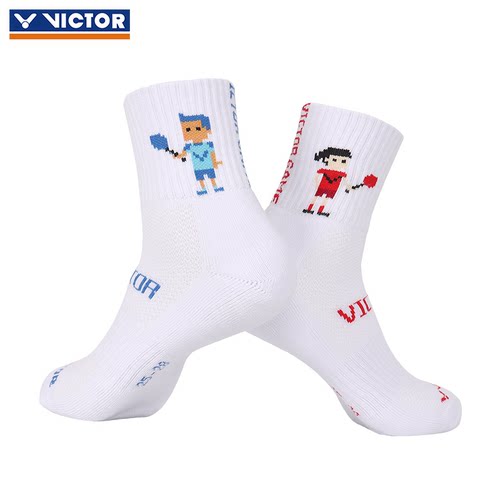 Victor正品威克中筒男士吸汗袜子