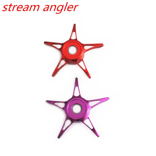 五星水滴轮改装配件卸力五角星CNC铝合金材质镂空轻量化达新款瓦