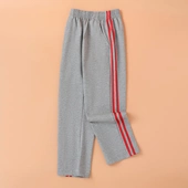 子男童女童休闲动动裤 深蓝色中大童班服裤 长裤 儿童校服裤 卫裤