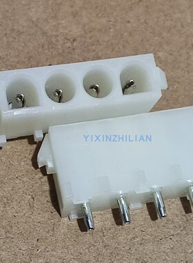 泰科TE 350430-1原装正品4孔插座 4P胶壳  6.35mm间距 抗阻燃针座
