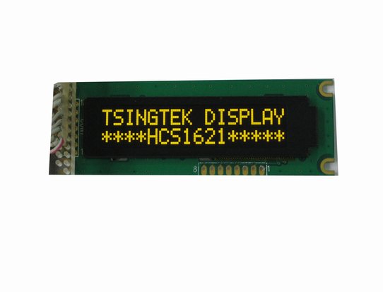 串口1602 oled 液晶模块-40℃ 黄字 超低温 字符I2C屏 SPI屏