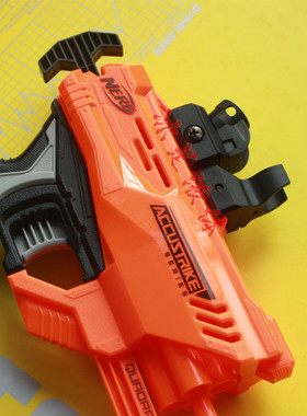 LDT撸弹堂HK416机械式前后机瞄准心尼龙材质版软弹玩具男孩模型配