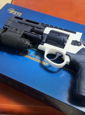 小月亮左轮BRODAX44软弹仿男孩抛壳合金zp5礼盒357手枪玩具pm360