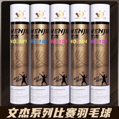 wenjie文杰羽毛球耐打比赛专用球