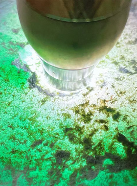 H49058 缅甸天然翡翠原石老坑木那场口手镯料 重4.9公斤