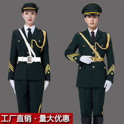 仪式国旗班仪仗队升旗手升旗护卫队护旗服装学生衣服升旗服装学校