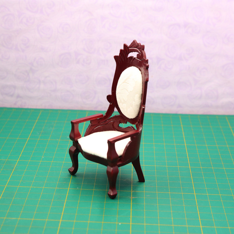 1:12 인형의 집 인형의 집 미니 나무 소형 ??가구 모델 손 싱글 의자 D151