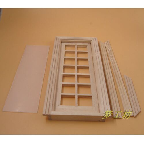 1:12娃娃屋dollhouse迷你木制小家具模型过家家玩具素坯门架B018