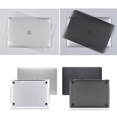 适用于MacbookAirM2M3保护壳AirM1套碳纤维纹理24年Pro14寸M4外壳Pro13A2338苹果笔记本电脑配件