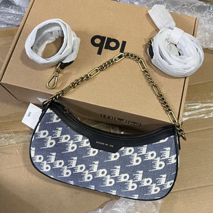 官价大几百～尾货捡漏高级感女包马鞍包链条腋下月牙包斜挎包单肩