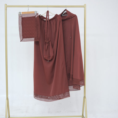 New flat lace 4-piece suit新款女士迪拜旅游直平蕾丝4件套装956