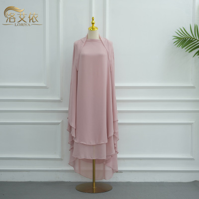 Solid color Joker casual headscarf纯色百搭休闲大头巾HJ935女