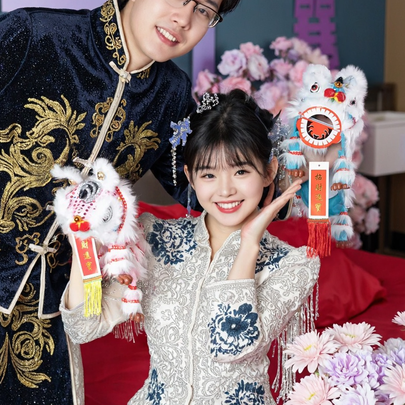 金鱼灯笼古风非遗花灯