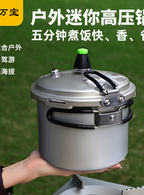 万宝正品可折叠手柄户外压力锅小