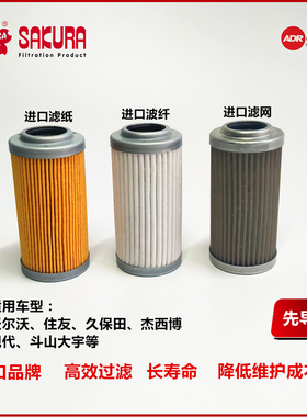 H2719 H5211现代沃尔沃住友斗山久保田临工洋马先导滤芯P550576