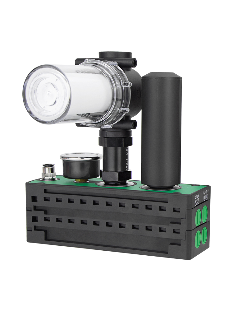 PM多级真空发生器集成式大流量大吸力VTM负压真空泵气动一体式