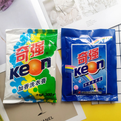奇强洗衣膏去污力强袋试用装保真