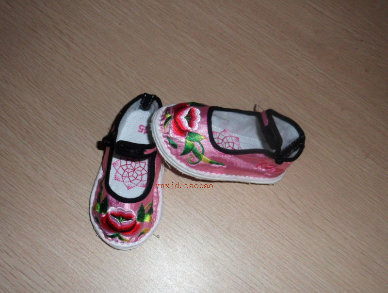 Chaussures enfants en tissu en satin pour Toute saison - semelle coton - Ref 1050340 Image 5