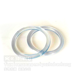 纯天然玛瑙戒指圈圆环尾戒指环琥珀黄咖啡黄绿草绿兰蓝特细光面款