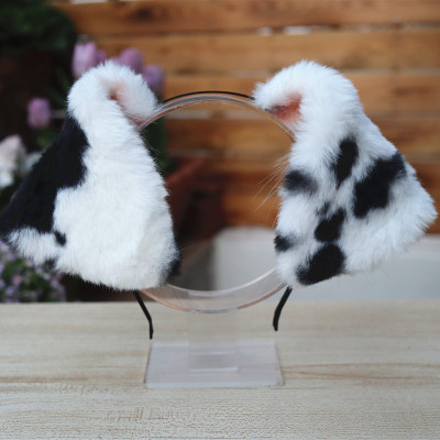 SIMOR斑点狗耳发箍仿真