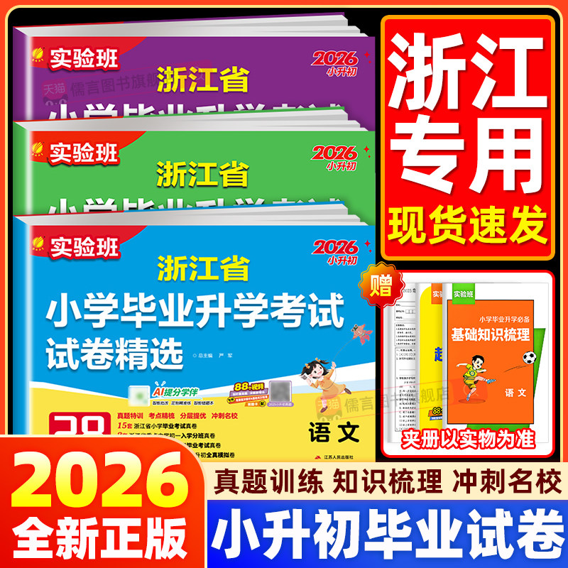 浙江省小学毕业升学考试试卷精选