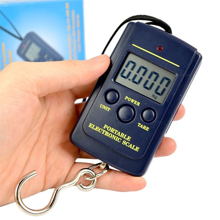 威衡电子弹簧秤外贸手提秤快递称高精度40公斤KG家用便携