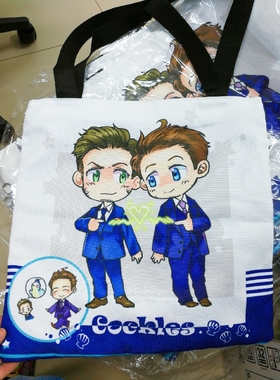 supernatural邪恶力量cockles软帆布包 单肩斜跨 环保袋SPN布袋