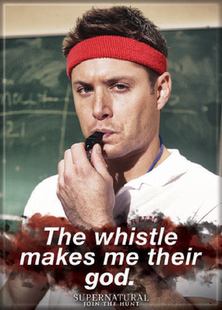 美国正版SPN邪恶力量supernatural教练dean吸铁castiel冰箱贴sam