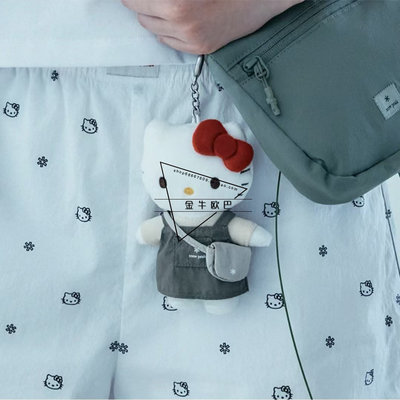 韩国snowpeak雪峰正品25新款HelloKitty联名款包挂件S25SWFSU87