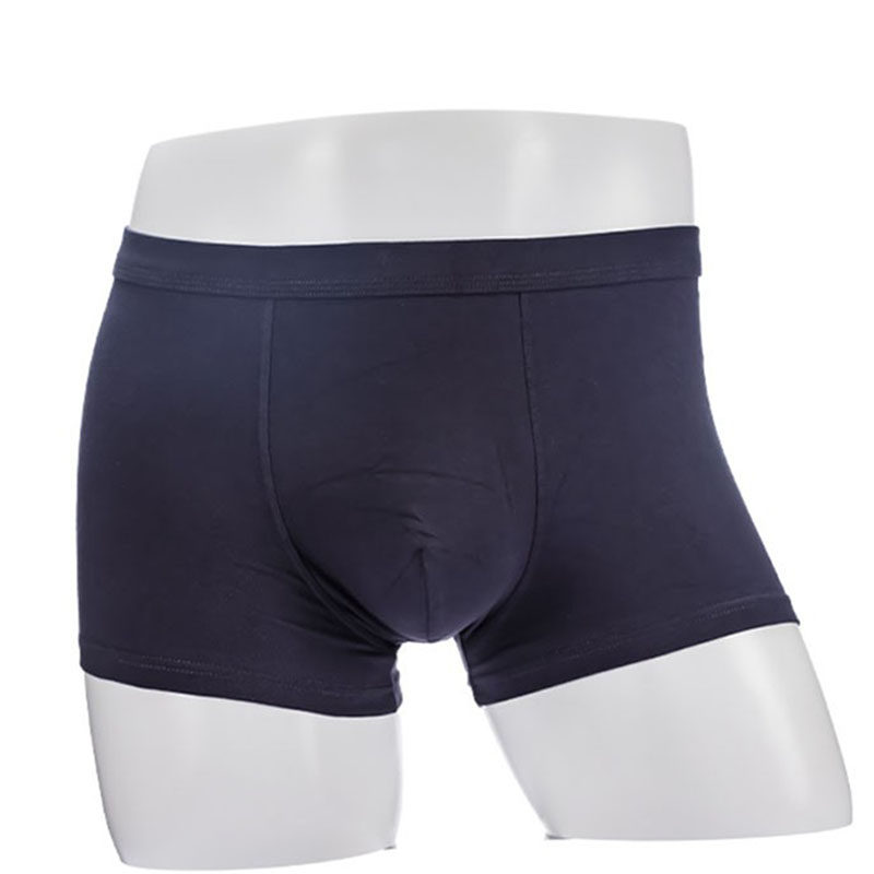 绿叶迈维仕男式弹力棉L XL XXL XXL纯棉大码平角四角短裤内裤男士
