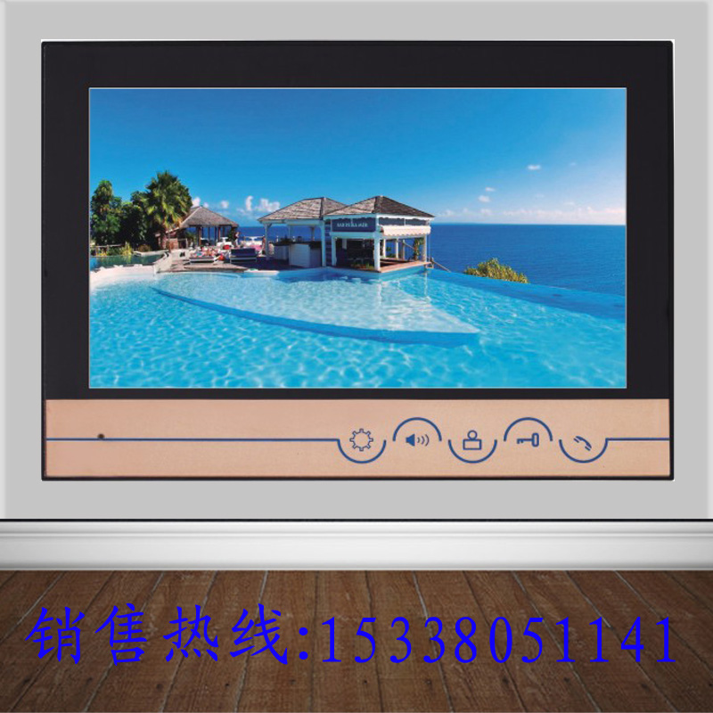 新款家用可视门铃 佳得宝彩色可视对讲分机 9寸彩色室内机 可开锁