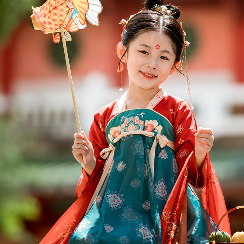 女童汉服秋装新款夏季图片