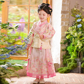马面裙古装 儿童新中式 女孩国风高端明制套装 原创汉服女童2026春装