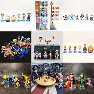 onepiece WCF 鲤鱼旗20周年马车6款奔跑路飞白衣套装手办模型摆件
