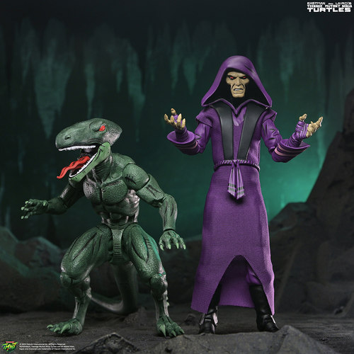 NECA 忍者神龟 幻影漫画 大名奥海与猛禽 7英寸可动人偶双人套装