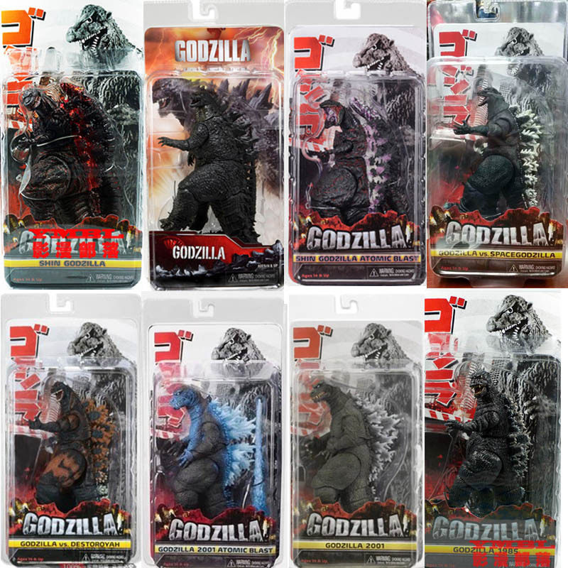 neca 哥斯拉 1954版 电影版 初代 怪兽 7寸 可动人偶手办
