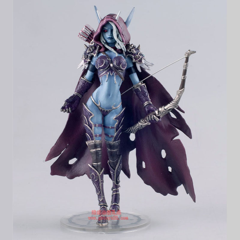 魔兽世界 希尔瓦娜斯亡灵女王SylvanasWindrunner手办模型