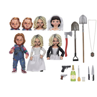 NECA 鬼娃恰吉鬼娃回魂 Chucky 鬼娃蒂凡妮5寸可动人偶