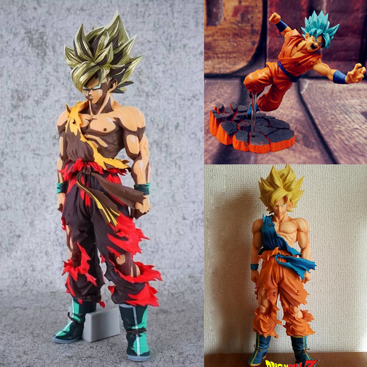 动漫手办模型 七龙珠 超一孙悟空 武道会 异色 漫画色摆件